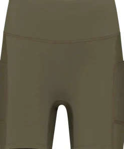 Norrøna Women's Senja Equaliser Stretch 6'' Tights Olive Night/Caviar