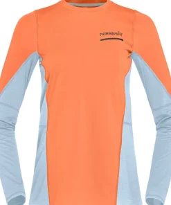 Norrøna Women's Senja Equaliser Lightweight Long Sleeve Flamingo