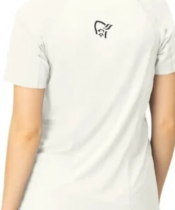 Norrøna Women's Senja Equaliser Lightweight T-Shirt Snow White