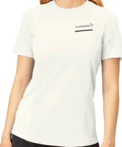 Norrøna Women's Senja Equaliser Lightweight T-Shirt Snow White