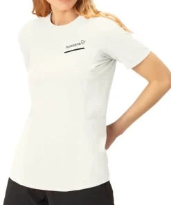 Norrøna Women's Senja Equaliser Lightweight T-Shirt Snow White