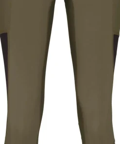 Norrøna Women's Senja Equaliser Stretch Tights Olive Night/Caviar