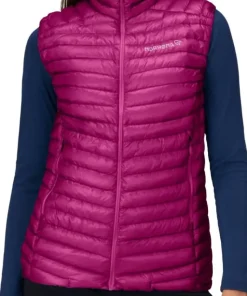 Norrøna Women's Trollveggen Superlight Down Vest Festival Fuchsia