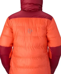 Norrøna Women's Trollveggen Down800 Hood Orange Alert