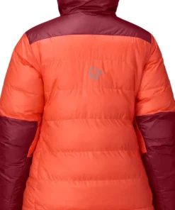 Norrøna Women's Trollveggen Down800 Hood Orange Alert