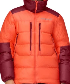 Norrøna Women's Trollveggen Down800 Hood Orange Alert