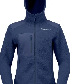 Norrøna Women's Trollveggen Warm3 Zip Hood Indigo Night