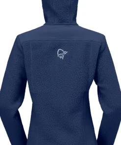Norrøna Women's Trollveggen Warm3 Zip Hood Indigo Night