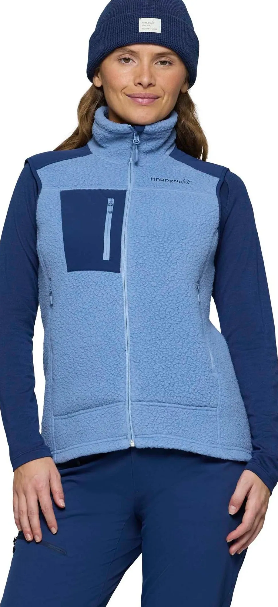 Norrøna Women's Trollveggen Warm3 Vest Infinity