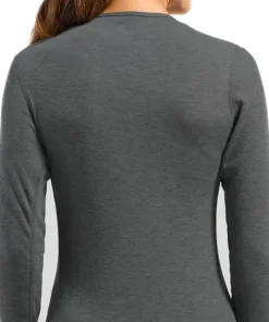 Odlo Women's Active Warm ECO Baselayer Shirt Odlo Steel Grey Melange