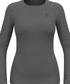 Odlo Women's Active Warm ECO Baselayer Shirt Odlo Steel Grey Melange