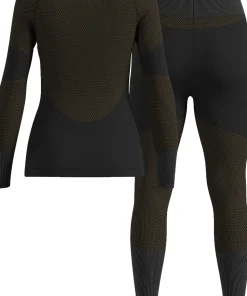 Odlo Women's Odlo Fundamentals Performance Warm Set Long Black