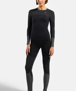 Odlo Women's Odlo Fundamentals Performance Warm Set Long Black