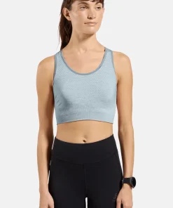 Odlo Women's Odlo Seamless Medium - Padded Sport Bra Baby Blue