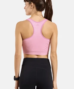 Odlo Women's Odlo Seamless Medium - Padded Sport Bra Hyper Pink Melange