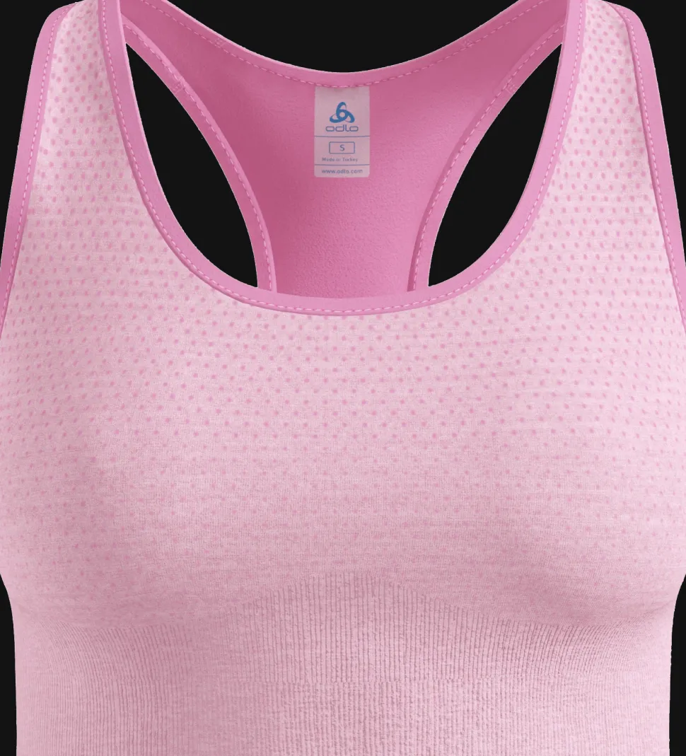 Odlo Women's Odlo Seamless Medium - Padded Sport Bra Hyper Pink Melange