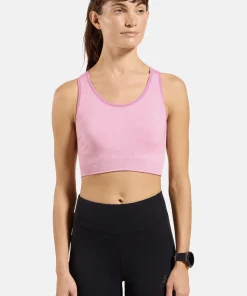 Odlo Women's Odlo Seamless Medium - Padded Sport Bra Hyper Pink Melange
