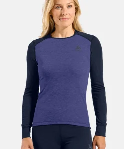 Odlo Women's Odlo Set Active Warm Special Dark Sapphire - Skipper Blue