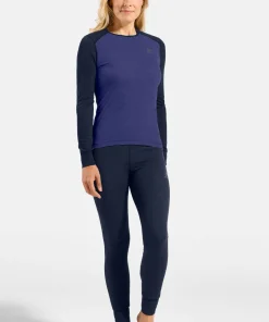 Odlo Women's Odlo Set Active Warm Special Dark Sapphire - Skipper Blue