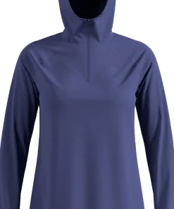 Odlo Women's Odlo X-Alp Mid Layer Hoody Skipper Blue