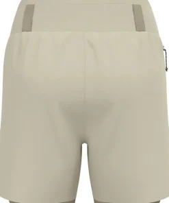 Odlo Women's Odlo X-Alp Trail 5 Inch 2-In-1 Short Agate Gray - Vetiver