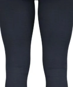 Odlo Women's Performance Wool 150 Base Layer Bottom Provincial Blue - Dark Sapphire Melange