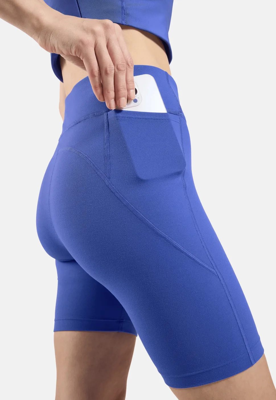 Odlo Women's Tights Short Essential Dazzling Blue