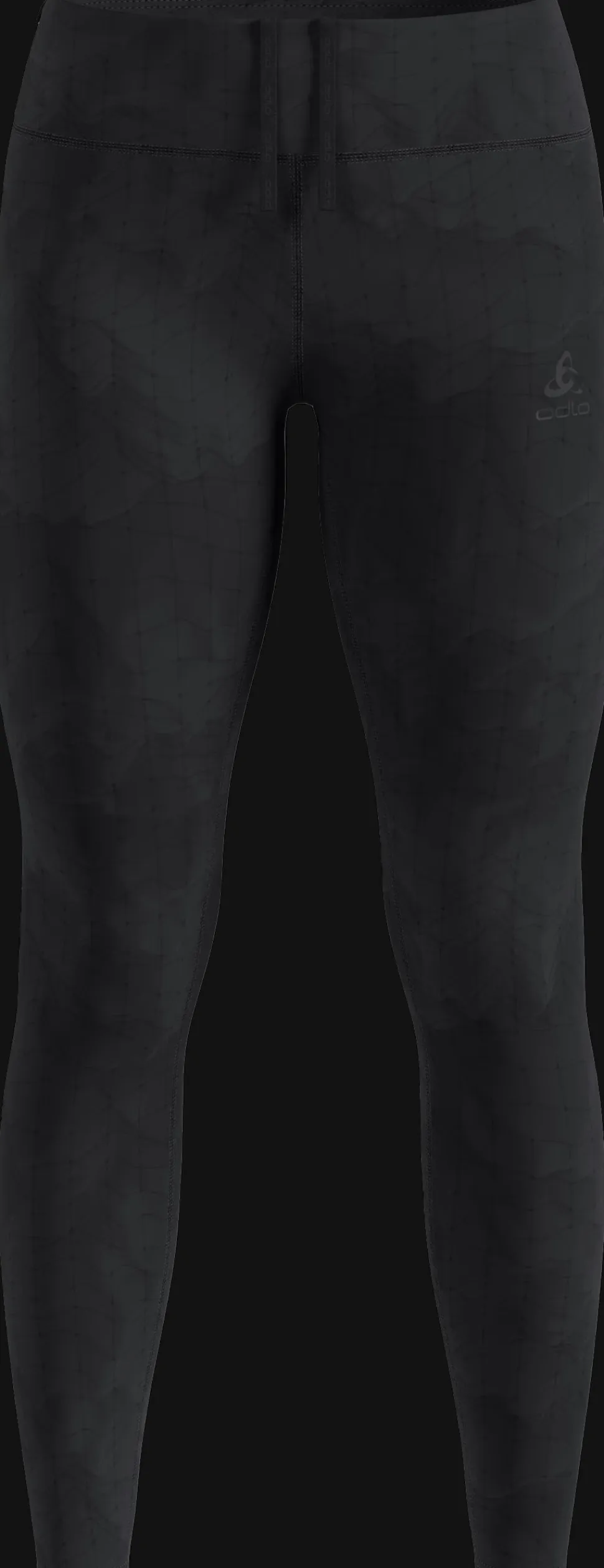 Odlo Women's Tights Zeroweight Print Black