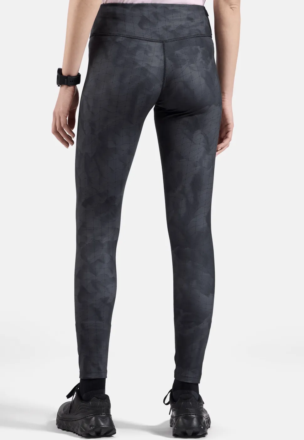 Odlo Women's Tights Zeroweight Print Black