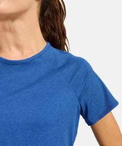 Odlo Women's T-Shirt Crew Neck S/S Essential 365 Dazzling Blue Melange
