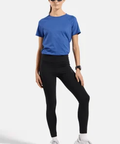 Odlo Women's T-Shirt Crew Neck S/S Essential 365 Dazzling Blue Melange