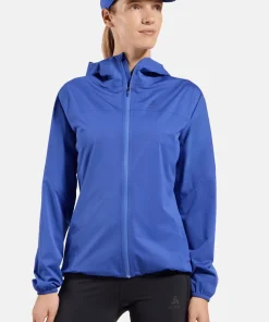 Odlo Women's Zeroweight Waterproof Jacket Dazzling Blue