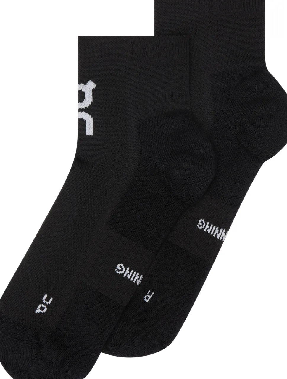 On Core Run Sock Mid 2P Black