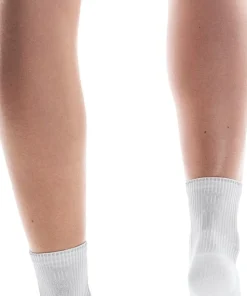 On Unisex Performance Run Sock Mid White/Glacier