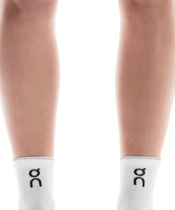 On Unisex Performance Run Sock Mid White/Glacier