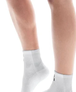 On Unisex Performance Run Sock Mid White/Glacier