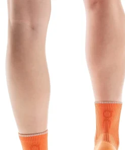 On Unisex Performance Run Sock Mid Tangerine/Flame