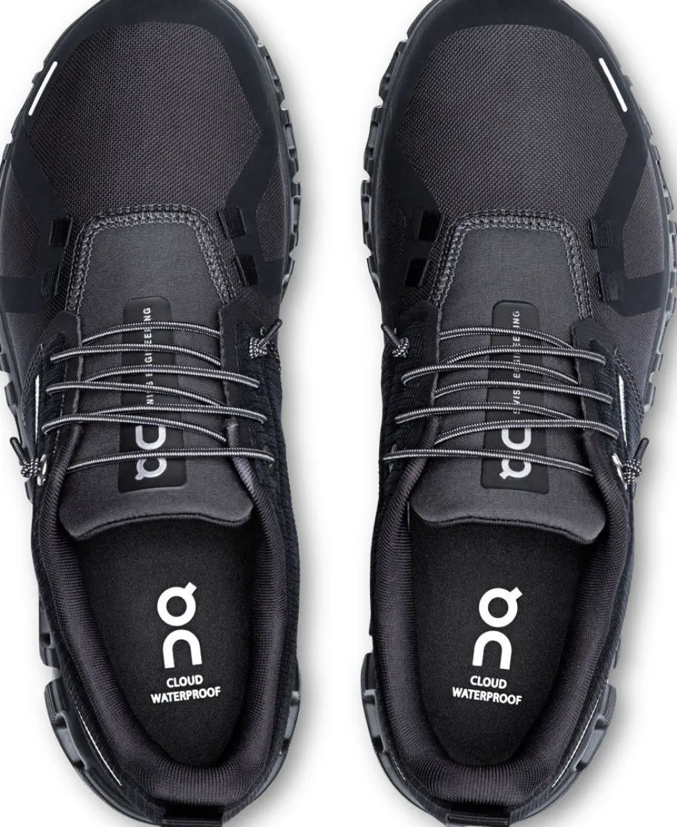 On Women's Cloud 6 Waterproof Black/Black