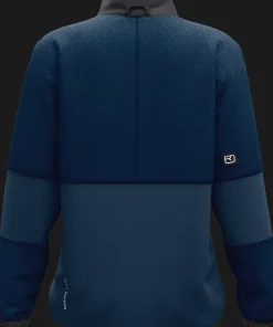 Ortovox Women's Fleece Teddy Jacket Deep Ocean