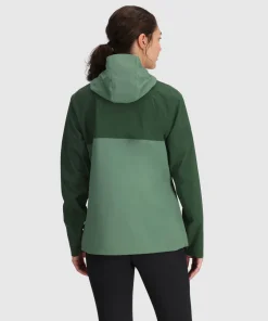 Outdoor Research Women's Stratoburst Stretch Rain Jacket Balsam/Grove