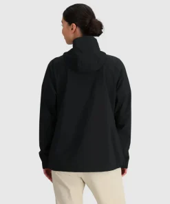 Outdoor Research Women's Stratoburst Stretch Rain Jacket Black