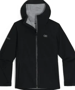 Outdoor Research Women's Stratoburst Stretch Rain Jacket Black