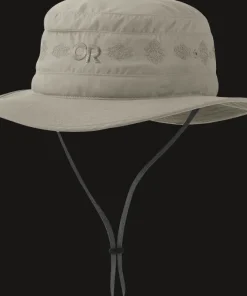 Outdoor Research Women's Solar Roller Sun Hat Khaki-Rice Embroidery