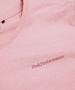 Peak Performance Women's Explore Logo Tee Warm Blush