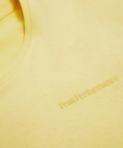 Peak Performance Women's Explore Logo Tee Mellow Yellow