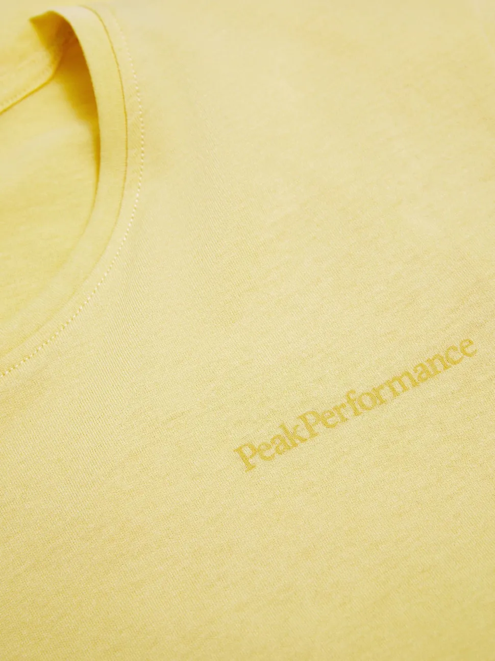 Peak Performance Women's Explore Logo Tee Mellow Yellow