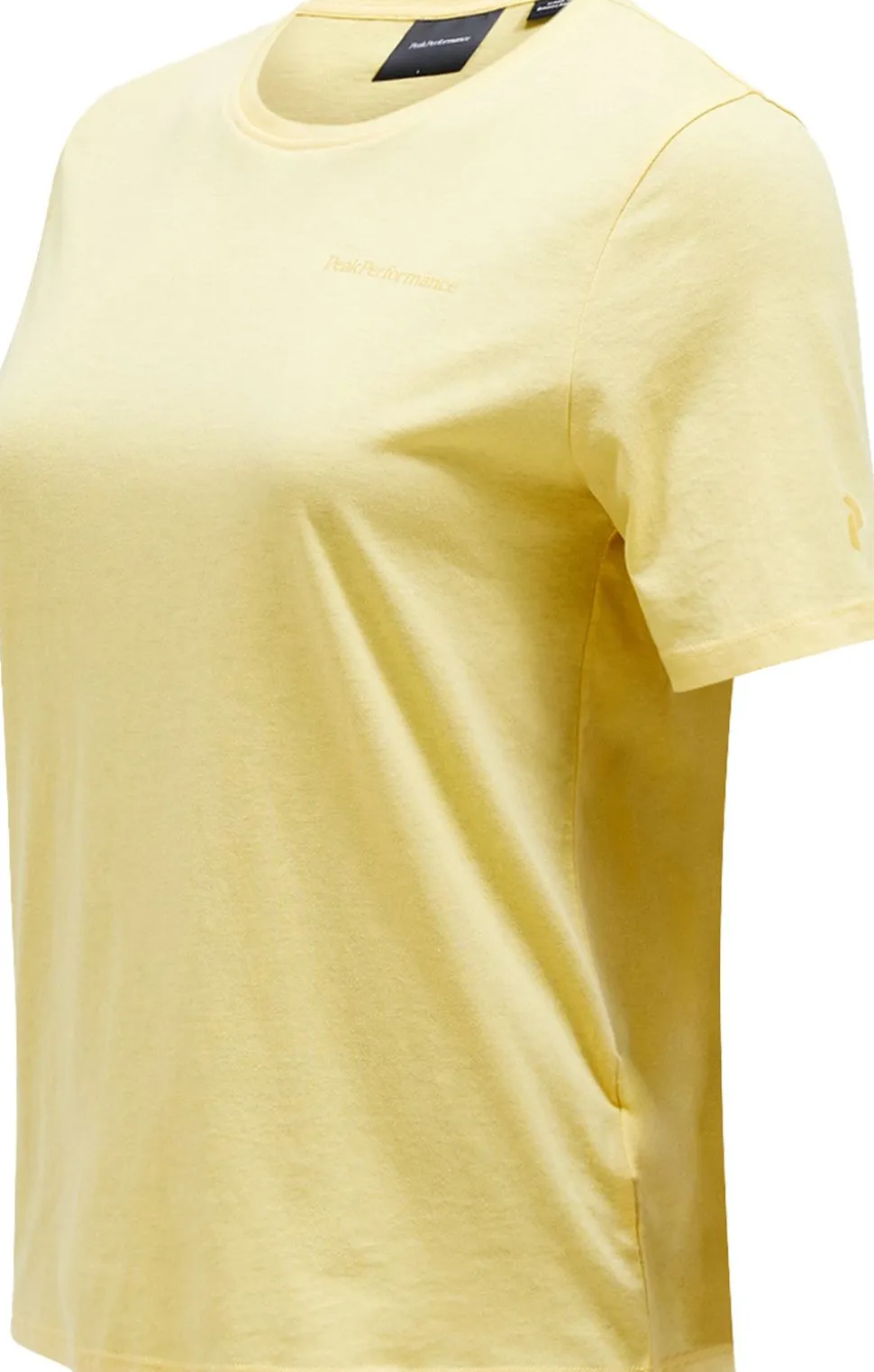 Peak Performance Women's Explore Logo Tee Mellow Yellow