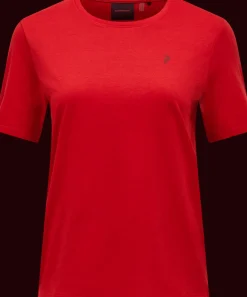 Peak Performance Women's Explore Graphic Tee Red Pompeian
