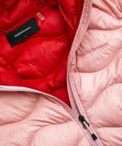 Peak Performance Women's Helium Down Hood Jacket Warm Blush