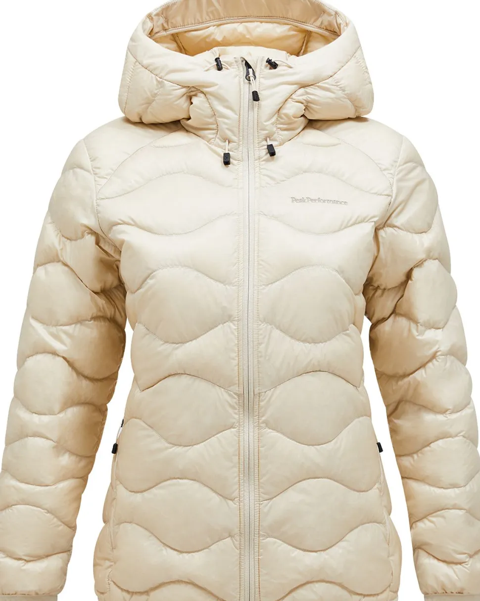 Peak Performance Women's Helium Down Hood Jacket Sand Fog